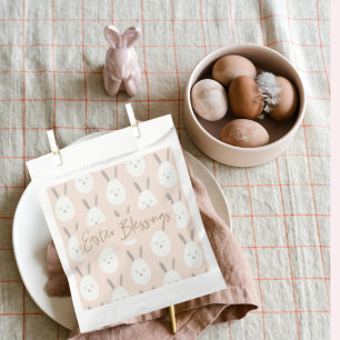 Bolsa De Papel Patrón de huevo de conejo pastel moderno Bendici