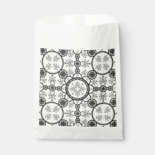 Bolsa De Papel patrón de línea de baldosas escarabajo