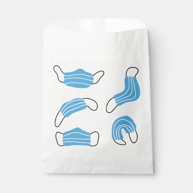 Bolsa De Papel Patrón de máscara médica (Anverso)