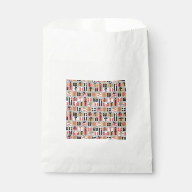 Bolsa De Papel Patrón de regalo de navidades (Anverso)