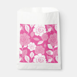 BOLSA DE PAPEL PATRÓN DE ROSA (ROSA)