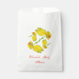 Bolsa De Papel Patrón de rosas.