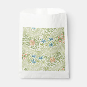Bolsa De Papel Patrón floral William Morris Larkspur