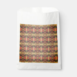 Bolsa De Papel Patrón rojo y negro