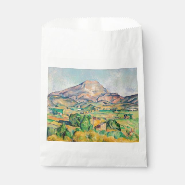 Bolsa De Papel Paul Cezanne - Mont Sainte-Victoire (Anverso)