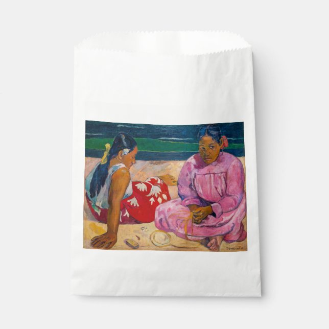 Bolsa De Papel Paul Gauguin - Mujeres tahitianas en la playa (Anverso)