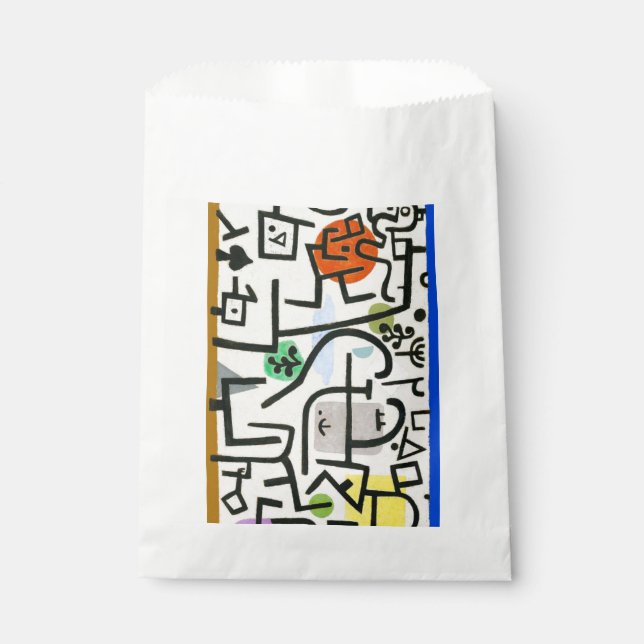 Bolsa De Papel Paul Klee Rich Harbor Abstrae Expressionismo (Anverso)