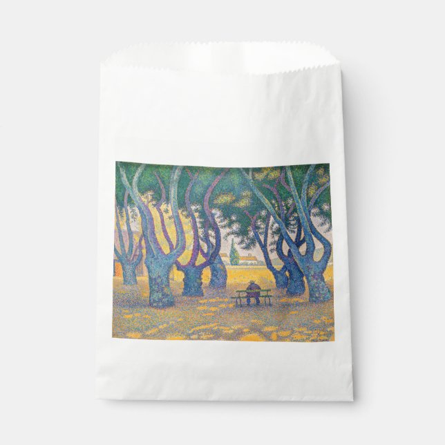 Bolsa De Papel Paul Signac - Place des Lices, Saint-Tropez (Anverso)