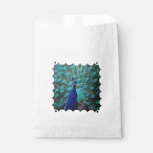 Bolsa De Papel Pavo real bonito