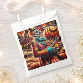 Bolsa De Papel Payaso aterrador con Halloween de Jack O' Lantern
