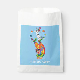 Bolsa De Papel Payaso circo y perro malabarista