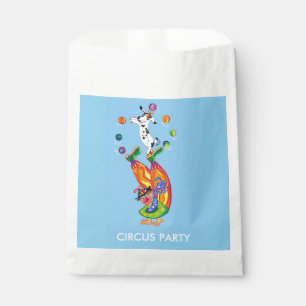 Bolsa De Papel Payaso circo y perro malabarista