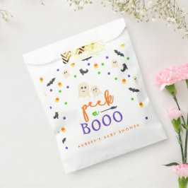 Bolsa De Papel Peek a Boo Halloween Baby Shower