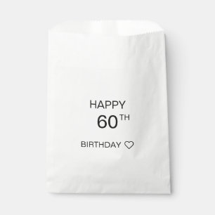 Bolsa De Papel Pegatinas personalizadas de cumpleaños para besos