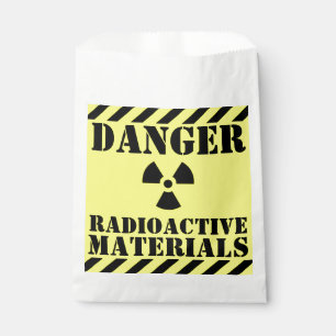Bolsa De Papel PELIGROS MATERIALES RADIOACTIVOS Trick O Trek