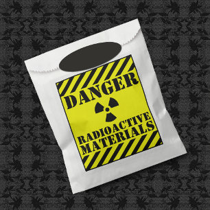 Bolsa De Papel PELIGROS MATERIALES RADIOACTIVOS Trick O Trek