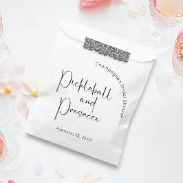 Bolsa De Papel Pelota de pelota y prosecco con ducha de novia con
