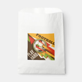 Bolsa De Papel Pelota deportiva de fútbol de fuego