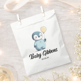 Bolsa De Papel Penguin Baby Shower