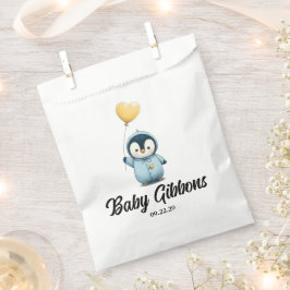 Bolsa De Papel Penguin Baby Shower