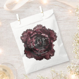 Bolsa De Papel Peonías góticas barrocas