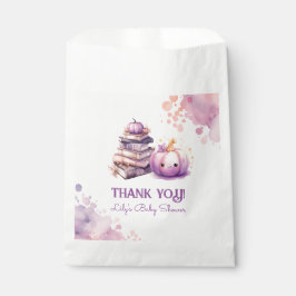 Bolsa De Papel Pequeña Calabaza Nuevo Capítulo ducha bebé gracias