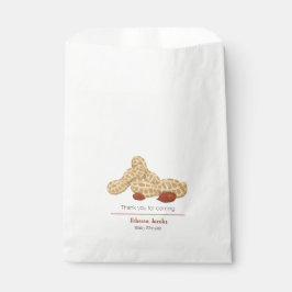 Bolsa De Papel Pequeña ducha de cacahuete
