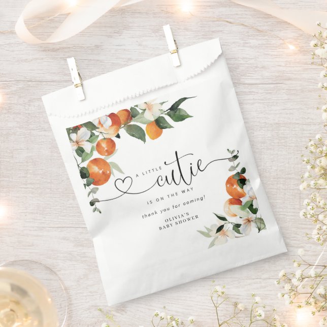 Bolsa De Papel Pequeña ducha de cítricos (Cortado)