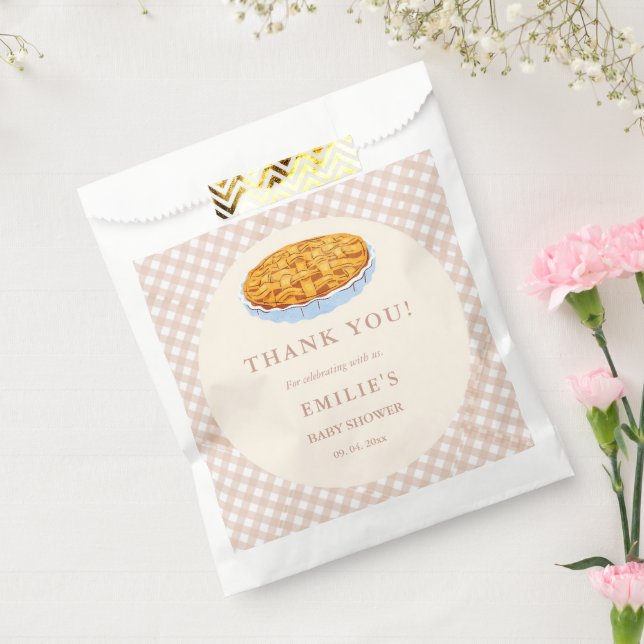 Bolsa De Papel Pequeña fiesta de agradecimiento a Baby Shower (Sellado)