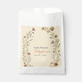 Bolsa De Papel Pequeña flor silvestre dulce en camino