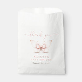 Bolsa De Papel Pequeña Mariposa Elegante Agradecimiento Fiesta de