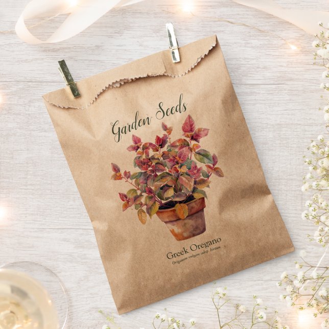 Bolsa De Papel Pequeñas bolsas de semillas para jardines urbanos  (Cortado)