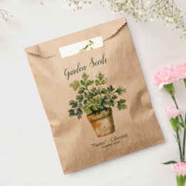 Bolsa De Papel Pequeñas bolsas de semillas para jardines urbanos 