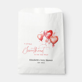 Bolsa De Papel Pequeño amor San Valentín Día de Baby Shower moder