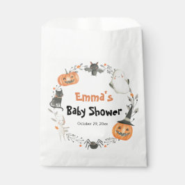 Bolsa De Papel Pequeño Boo Halloween Baby Shower favorece a las b