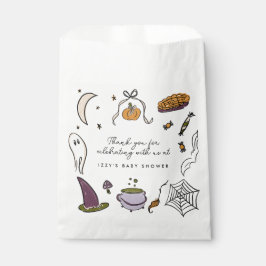 Bolsa De Papel Pequeño Boo Halloween Baby Shower Gracias Fiesta