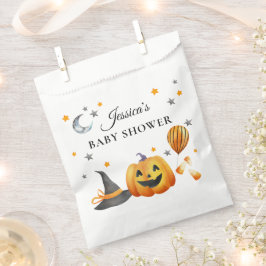 Bolsa De Papel Pequeño Boo Halloween Calabaza Baby Shower