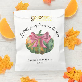 Bolsa De Papel Pequeño calabacín está en camino Invitación para b