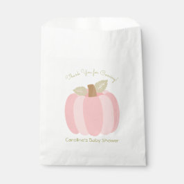 Bolsa De Papel Pequeño Chica de calabaza Baby Shower
