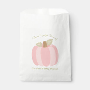 Bolsa De Papel Pequeño Chica de calabaza Baby Shower