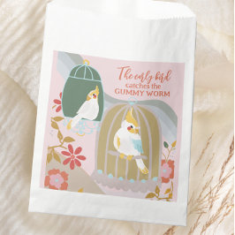 Bolsa De Papel Pequeño dulce arcoiris rosado