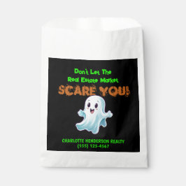 Bolsa De Papel Pequeño Fantasma Inmobiliario Pop De Halloween Par
