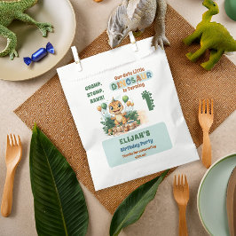 Bolsa De Papel Pequeño niño de dinosaurio lindo primer Fiesta de