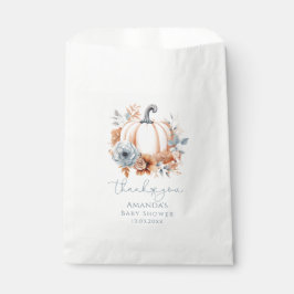 Bolsa De Papel Pequeño niño de la calabaza Baby Shower