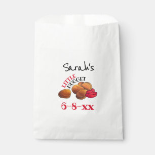 Bolsa De Papel PEQUEÑO NUGGET Chicken Nuggets Foodie Baby Shower