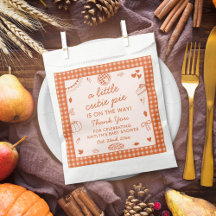 ¡Pequeño Pastelito En Camino! Baby Shower De Otoño