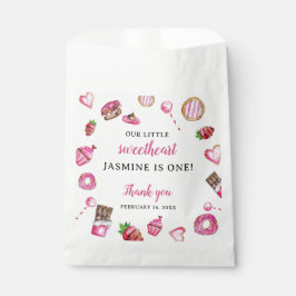 Bolsa De Papel Pequeño querido primer cumpleaños San Valentín