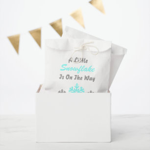 Bolsa De Papel Pequeño Snowflake En El Camino