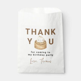 Bolsa De Papel Pequeños chinos que juegan su primer cumpleaños Gr