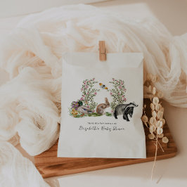 Bolsa De Papel Pequeños Tesoros | Baby Shower Jardín de Primavera